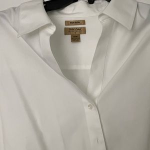 Investments 18W women’s white button down